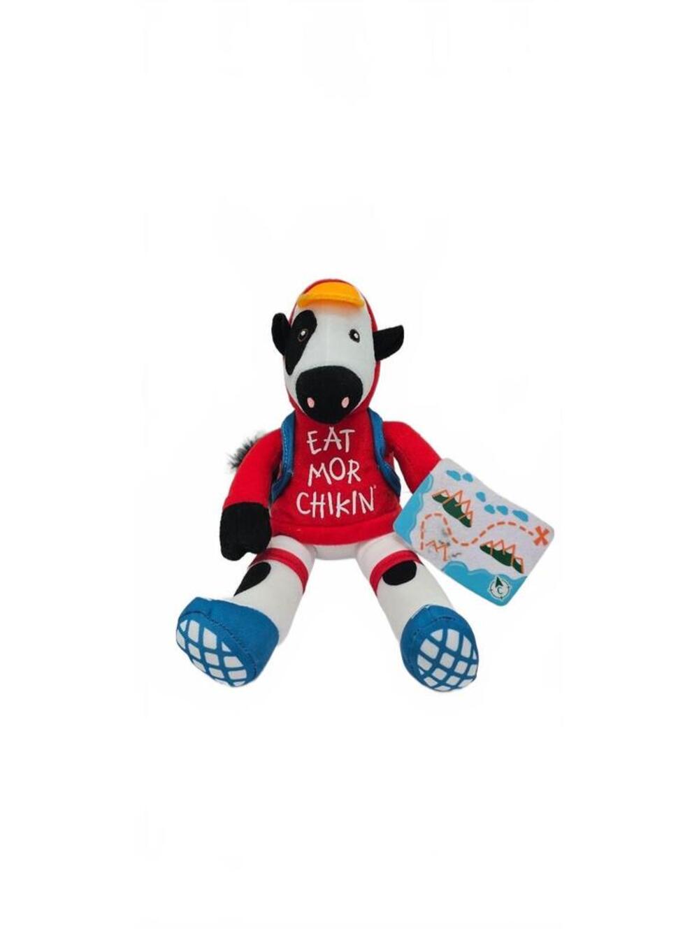 Chick-fil-A Eat Mor Chikin Cow Plush Toy with Hoodie and Backpack